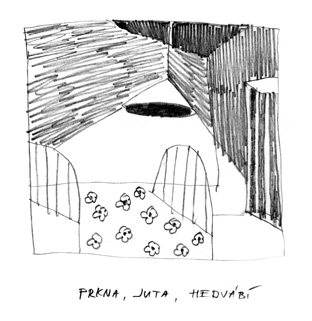 Prkna, juta, hedvábí